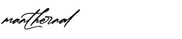 manthernal字体