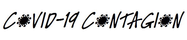 covid-19 contagion字体