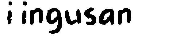 i ingusan字体
