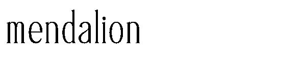 mendalion字体