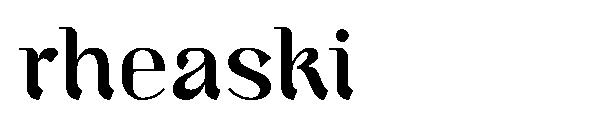 Rheaski字体