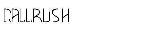 Callrush字体