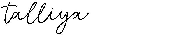 Talliya字体
