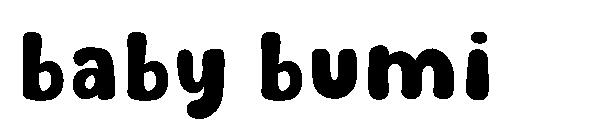 baby bumi字体