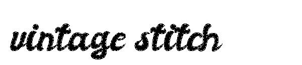 vintage stitch字体