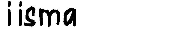 i isma字体