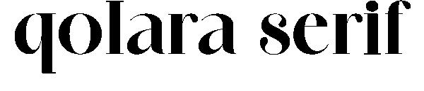 qolara serif字体