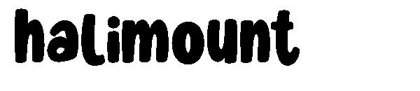 halimount字体