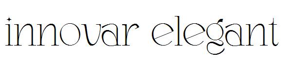 innovar elegant字体