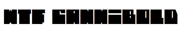 wtf cannibold字体