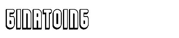 ginatoing字体