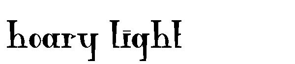 hoary light字体