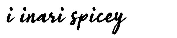i inari spicey字体