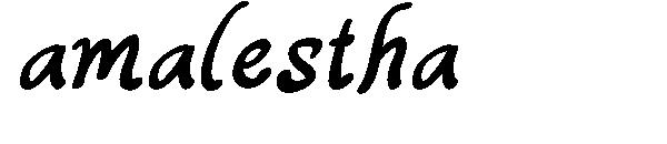 amalestha字体