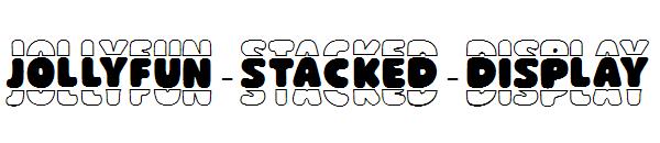 jollyfun – stacked – display字体