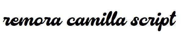 remora camilla script字体