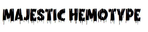 majestic hemotype字体
