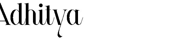 Adhitya字体
