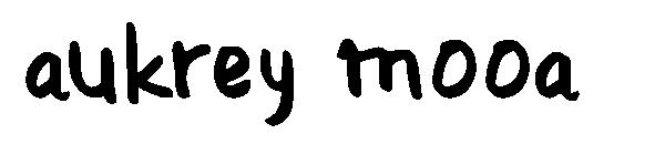 aukrey mooa字体