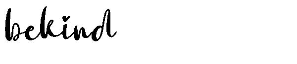 bekind字体