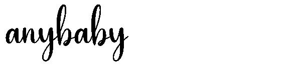 anybaby字体