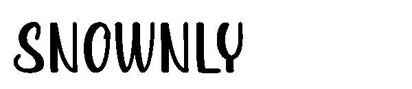 snownly字体