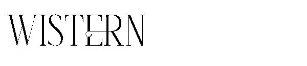 Wistern字体