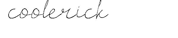 coolerick字体