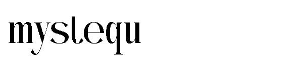 mystequ字体