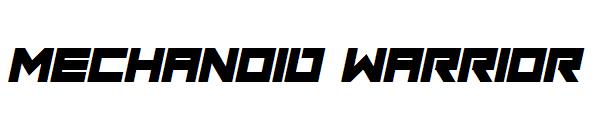 mechanoid warrior字体