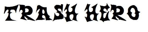 trash hero字体