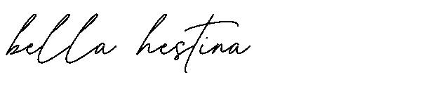 Bella hestina字体