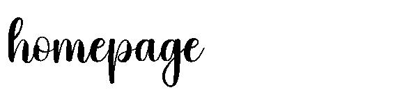 homepage字体