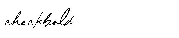 Checkbold字体