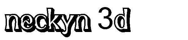 neckyn 3d字体
