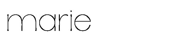Marie字体
