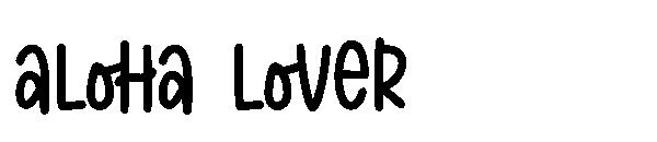 aloha lover字体