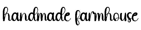 handmade farmhouse字体