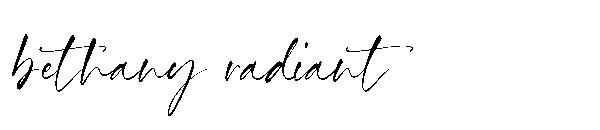 Bethany radiant字体