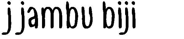 j jambu biji字体