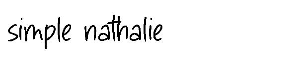 Simple nathalie字体