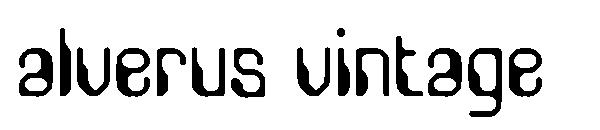 alverus vintage字体