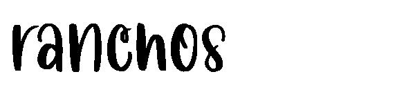ranchos字体