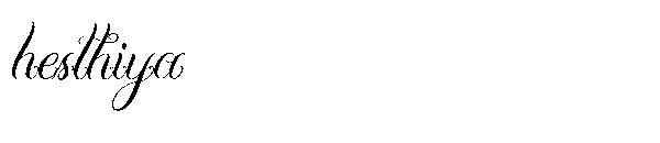 hesthiya字体