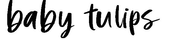 baby tulips字体