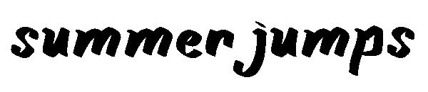 summer jumps字体