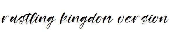 rustling kingdom version字体