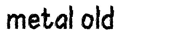metal old字体
