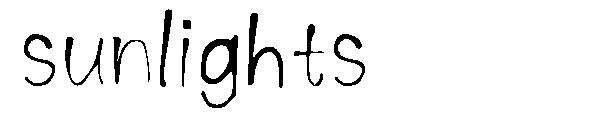 Sunlights字体