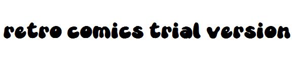 retro comics trial version字体